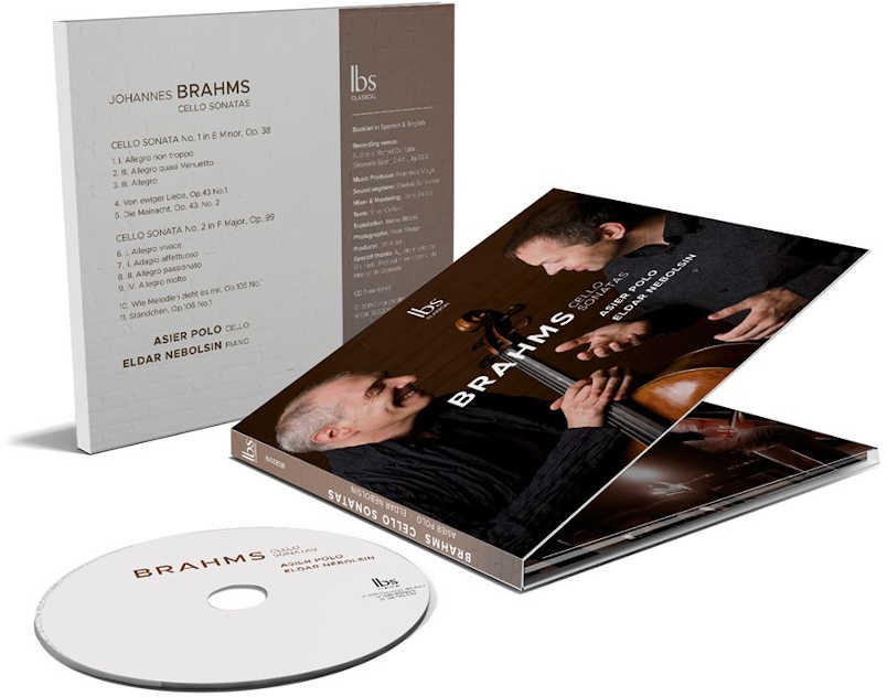Ya está disponible el álbum «Brahms: Cello Sonatas» de Asier Polo & Eldar Nebolsin