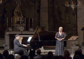 El pianista Anthony Manoli y la soprano Sondra Radvanovsky en Peralada – © Joan Castro – Iconna