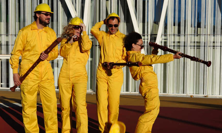 Windu Quartet y su colección de flautas de pico en el Festival Internacional de Santander