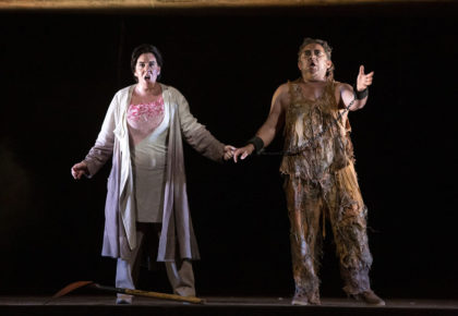 Berna Perles (‘Leonore’ / ‘Fidelio’) y César Gutiérrez (‘Florestan’).