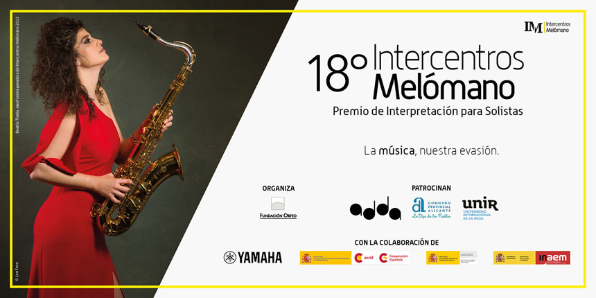 Presentado el 18º Intercentros Melómano – Premio de Interpretación para Solistas Presentado el 18º Intercentros Melómano – Premio de Interpretación para Solistas
