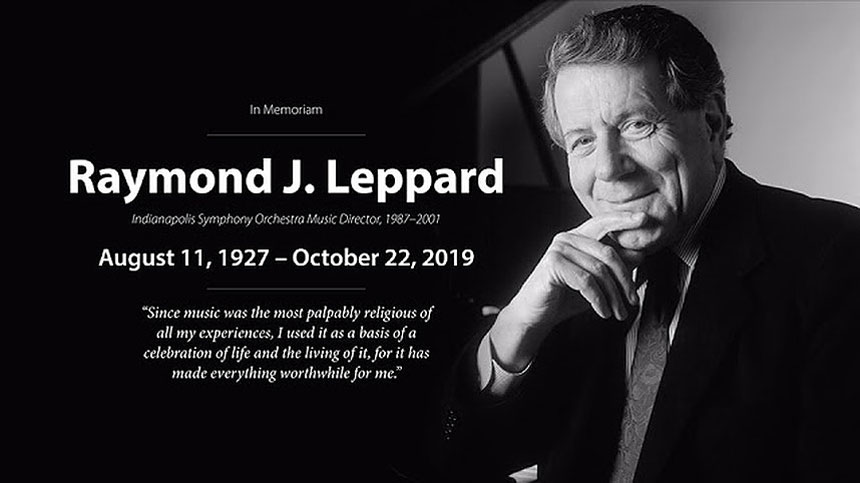 El clavecinista, compositor y director Raymond Leppard fallece a los 92 años