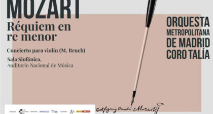 Mozart y su Réquiem inauguran la IX temporada de Silvia Sanz Torre al frente de la Orquesta Metropolitana de Madrid y el Coro Talía
