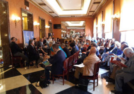 Rueda de prensa de la presentación de El Caserío