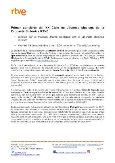 Rolanda Ginkute y Jaume Santonja, en el primer concierto del XX Ciclo de Jóvenes Músicos