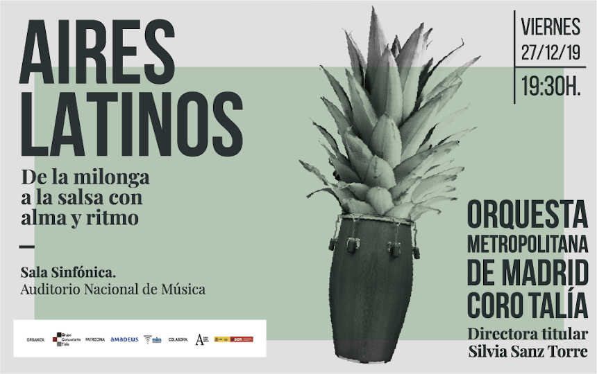 “Aires Latinos” para despedir el año con la Orquesta Metropolitana de Madrid y Corto Talía