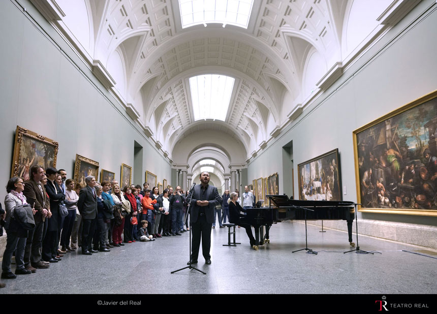 Fotografías y vídeos del homenaje del Teatro Real al bicentenario del Museo del Prado en la voz de Javier Camarena