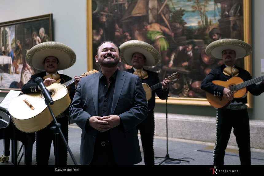 Fotografías y vídeos del homenaje del Teatro Real al bicentenario del Museo del Prado en la voz de Javier Camarena