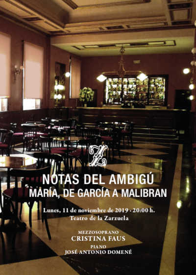 La mezzosoprano Cristina Faus ilumina el Ambigú del Teatro de la Zarzuela La mezzosoprano Cristina Faus ilumina el Ambigú del Teatro de la Zarzuela