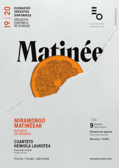 El Cuarteto Hemiola protagonizará la Matinée de Miramon de este sábado