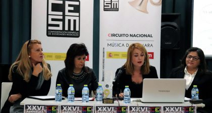 Directoras y directivas de sociedades musicales reivindican una mayor presencia de la mujer “todo el año”