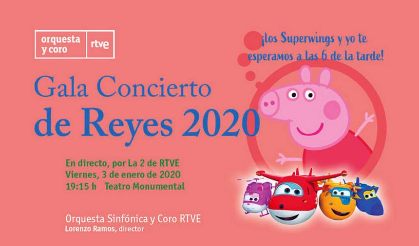 La Orquesta Sinfónica y Coro RTVE celebra su Gala Concierto de Reyes 2020 por la infancia