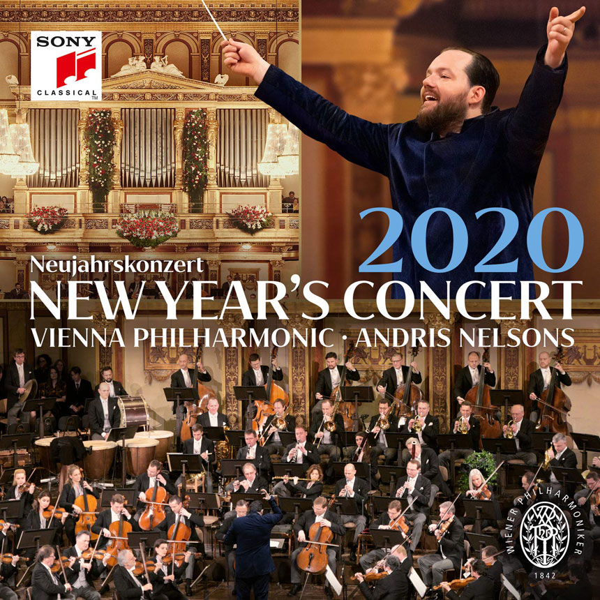 Concierto de Año Nuevo 2020 dirigido por Andris Nelson en CD, digital, DVD, BluRay y LP