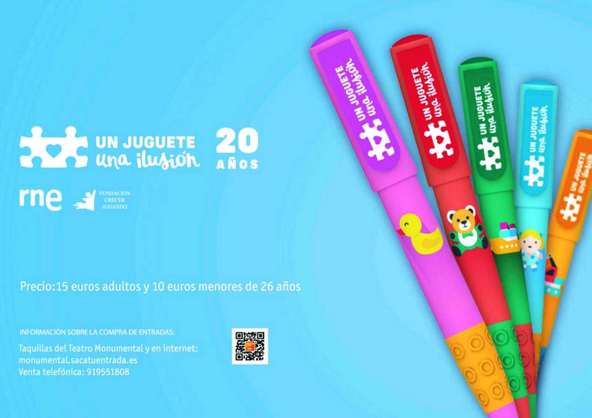 XIII concierto solidario ‘Un juguete, Una ilusión’ con la Orquesta Sinfónica RTVE