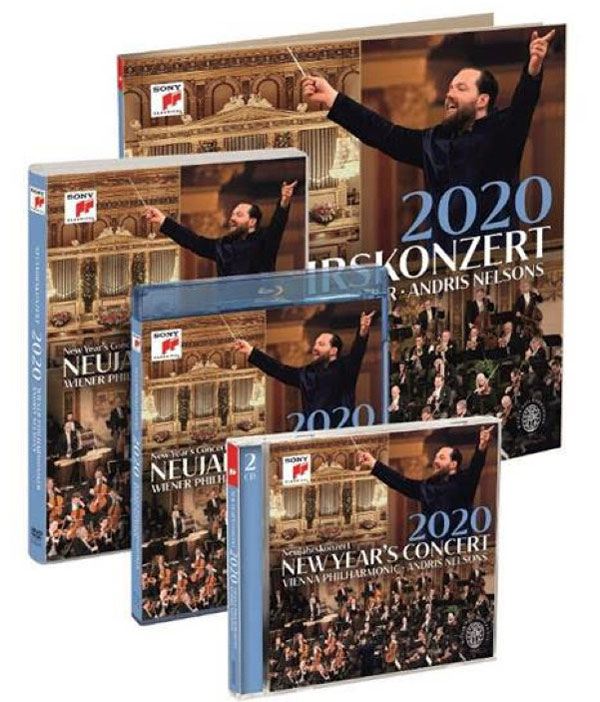 Concierto de Año Nuevo 2020 dirigido por Andris Nelson en CD, digital, DVD, BluRay y LP