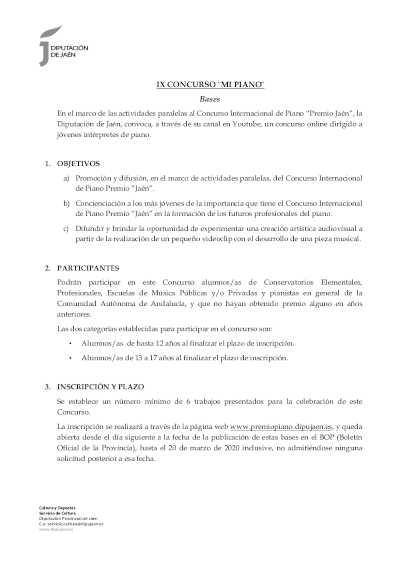 Pianistas de hasta 17 años podrán demostrar su talento en el IX Concurso “Mi piano”