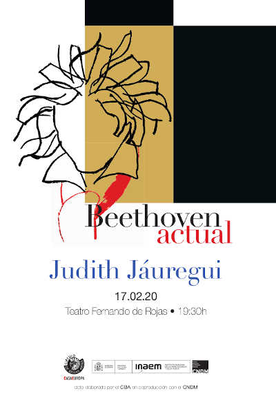 La pianista Judith Jáuregui en concierto en el Círculo de Bellas Artes de Madrid
