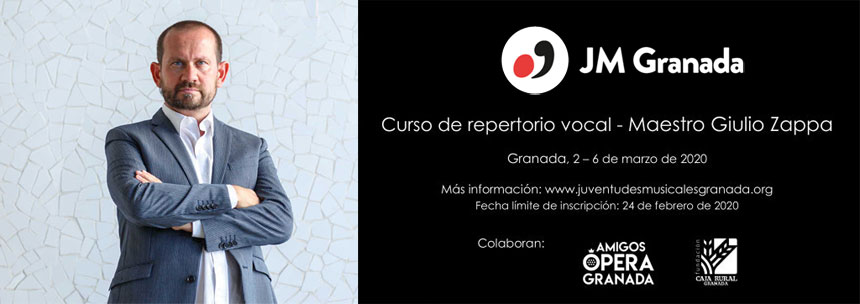 El maestro italiano Giulio Zappa imparte un curso de Repertorio Vocal en Granada