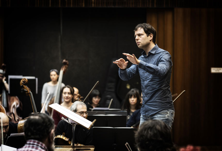 El compositor residente del Palau, Francisco Coll, ejerce como mentor de Fran Barajas