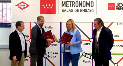 La Comunidad de Madrid inaugura nuevos locales de ensayo de música en una antigua subestación eléctrica