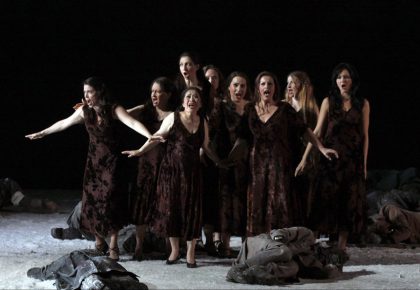 La valquiria del Teatro de Colonia, donde se estrenó la producción.. – © Klaus Lefebvre