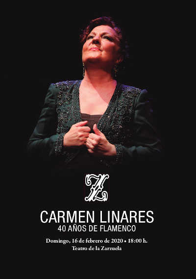 Carmen Linares celebra sus 40 años de carrera en el Teatro de la Zarzuela