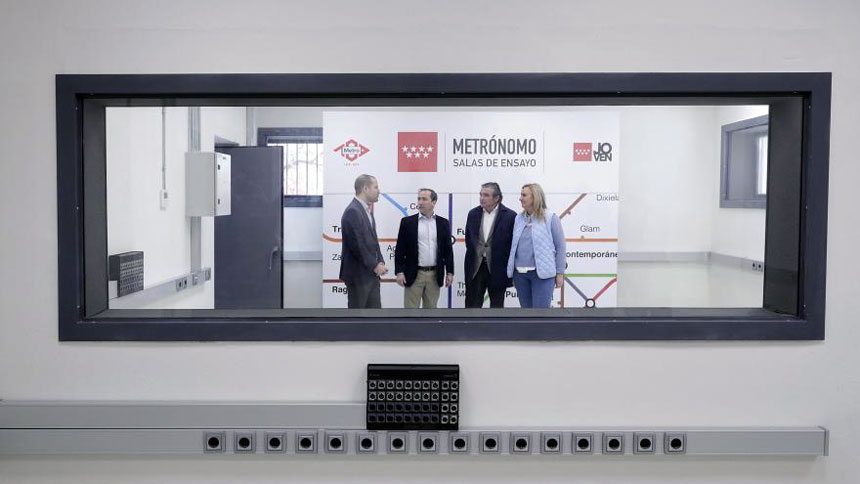 La Comunidad de Madrid inaugura nuevos locales de ensayo de música en una antigua subestación eléctrica
