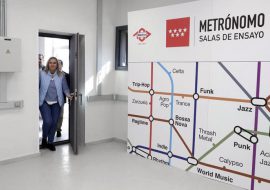 La Comunidad de Madrid inaugura nuevos locales de ensayo de música en una antigua subestación eléctrica