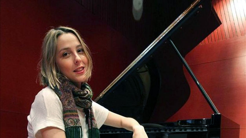 La pianista Judith Jáuregui en concierto en el Círculo de Bellas Artes de Madrid