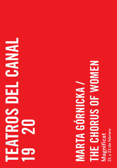 Los Teatros del Canal presentan a Marta Górnicka y The chorus of women con Magnificat