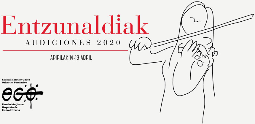 Comienza el plazo de inscripción para las audiciones EGO 2020