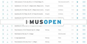 Descargar grabaciones, partituras y libros de música completamente gratis y de uso libre Listado-min