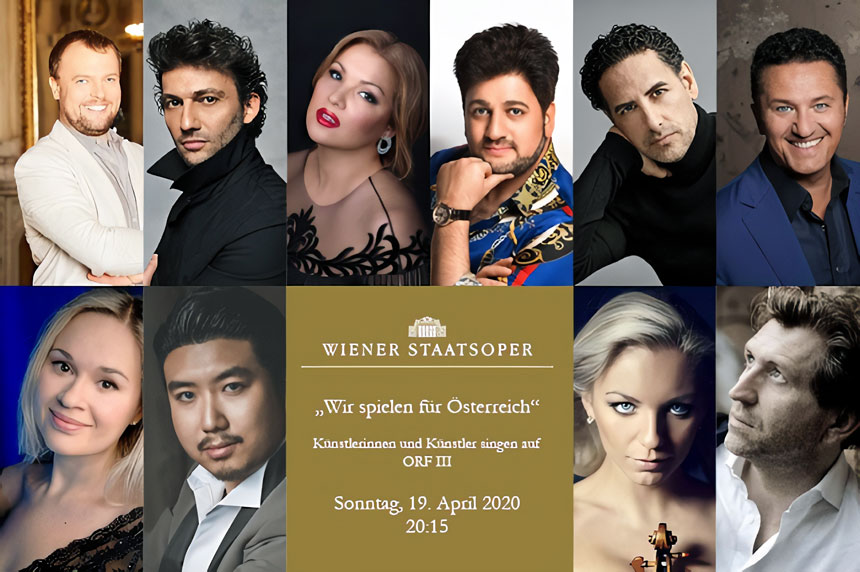 Beczala, Flórez, Kaufmann y Netrebko cantan en una gala de la Wiener Staatsoper