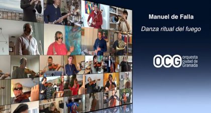 La Orquesta Ciudad de Granada continúa desde casa sus exitosos mini conciertos