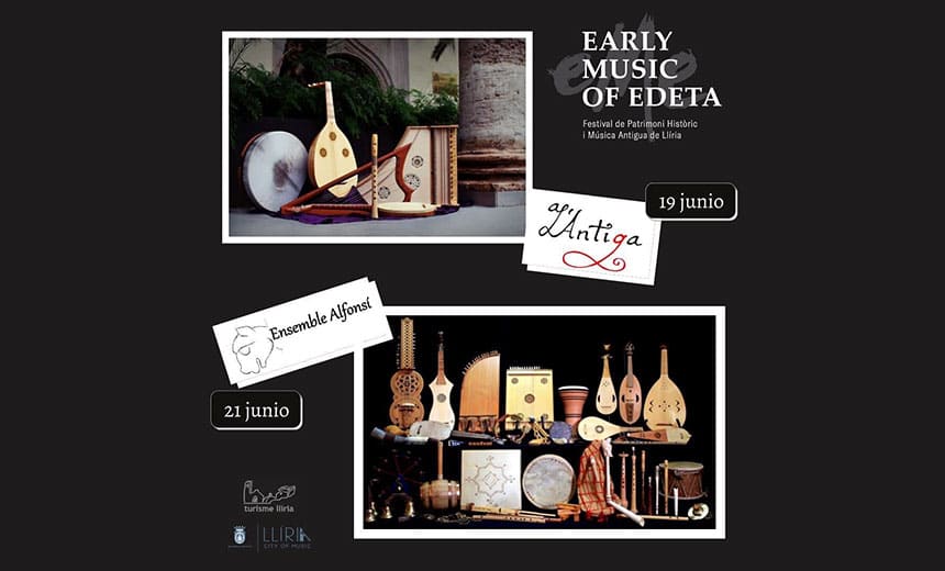 La corte musical alfonsí celebra en Edeta el día europeo de la música con Jota Martínez La corte musical alfonsí celebra en Edeta el día europeo de la música con Jota Martínez