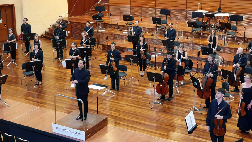 ETB2 emite este sábado 30 de mayo a las 11:00 el primer concierto de ‘Euskadiko Orkestra Martxan!’