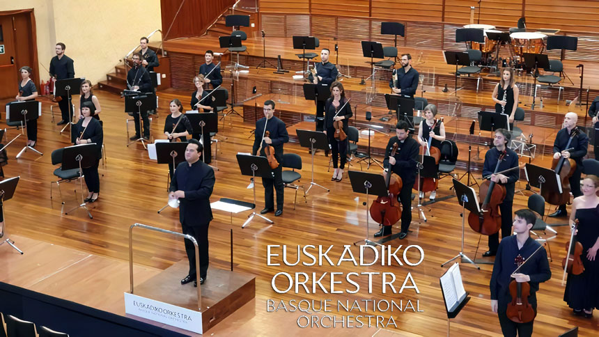 La Euskadiko Orkestra ofrece su tercera actuación en la Quincena Musical acompañada por Asier Polo y Juanjo Mena