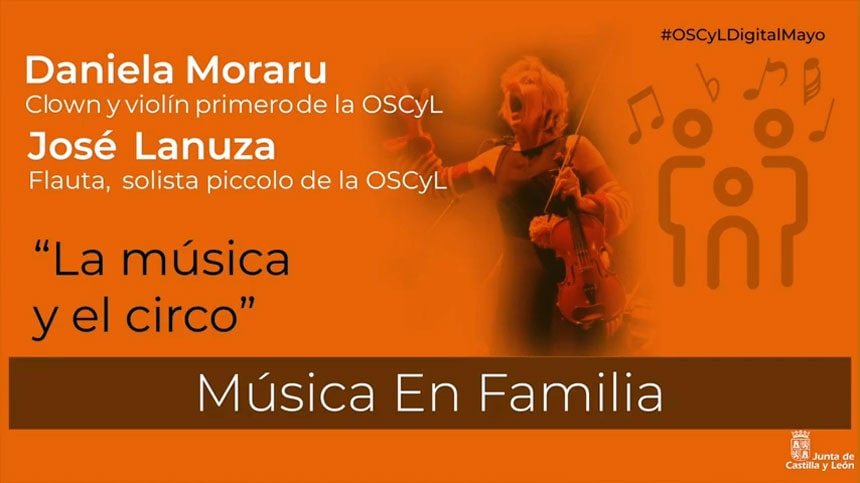 Propuestas de la OSCyL para esta semana en la programación digital de mayo
