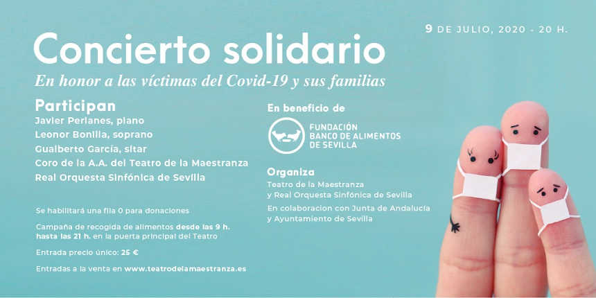 La Real Orquesta Sinfónica de Sevilla y Teatro de la Maestranza celebre concierto solidario