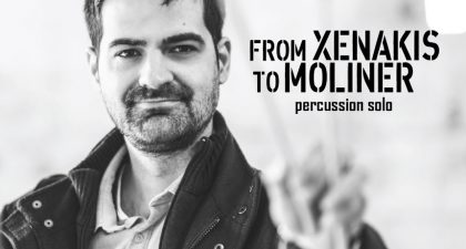 David Moliner presenta su álbum debut “From Xenakis To Moliner – Percussion Solo”