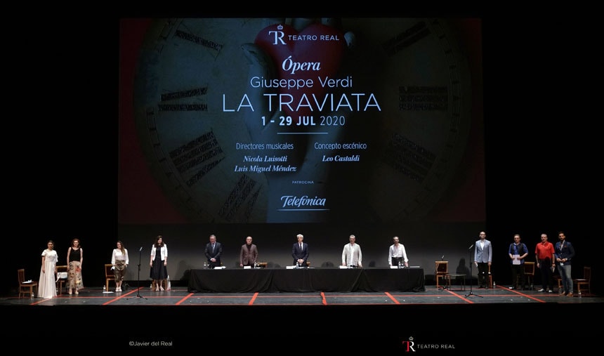 El Teatro Real vuelve a abrir sus puertas con una «Traviata» muy especial