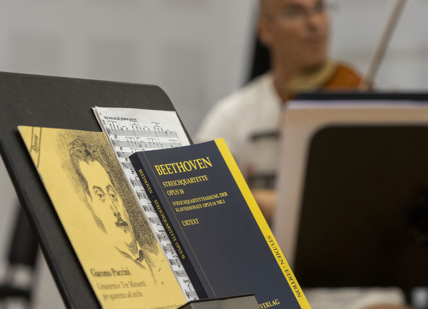 Beethoven, Puccini y Webern marcan el regreso al escenario del cuarteto de la Orquesta Sinfónica de Castilla y León Ocean Drive