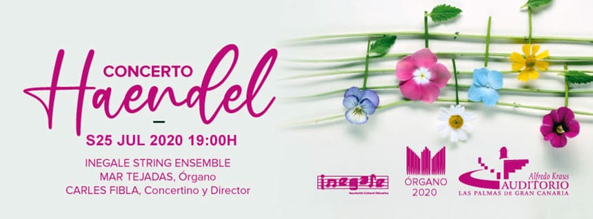 Concierto para toda la familia: música de Haendel en el órgano del Auditorio Alfredo Kraus