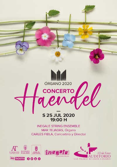 Concierto para toda la familia: música de Haendel en el órgano del Auditorio Alfredo Kraus