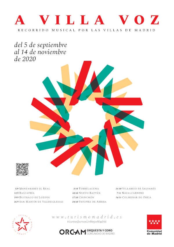 El ciclo ‘A Villa Voz’ regresa este otoño con un nuevo recorrido musical por las Villas de Madrid