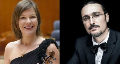 El violín de la santanderina María Saiz San Emeterio canta en la catedral cántabra las “Canciones populares” de Falla