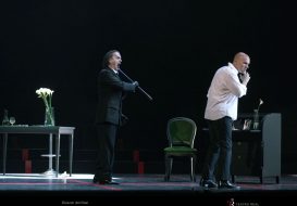 Artur Rucinski (Giorgio Germont) y Michael Fabiano (Alfredo Germont)Imagen 9 de 18