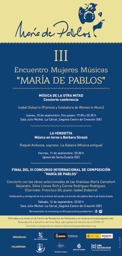 Raquel Andueza e Isabel Dobarro en el III Encuentro Mujeres Músicas ‘María de Pablos’