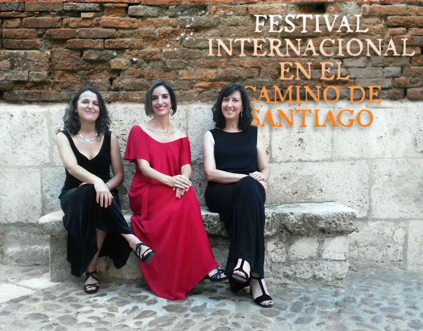 El conjunto Cordis Deliciea en concierto en el Festival Camino de Santiago