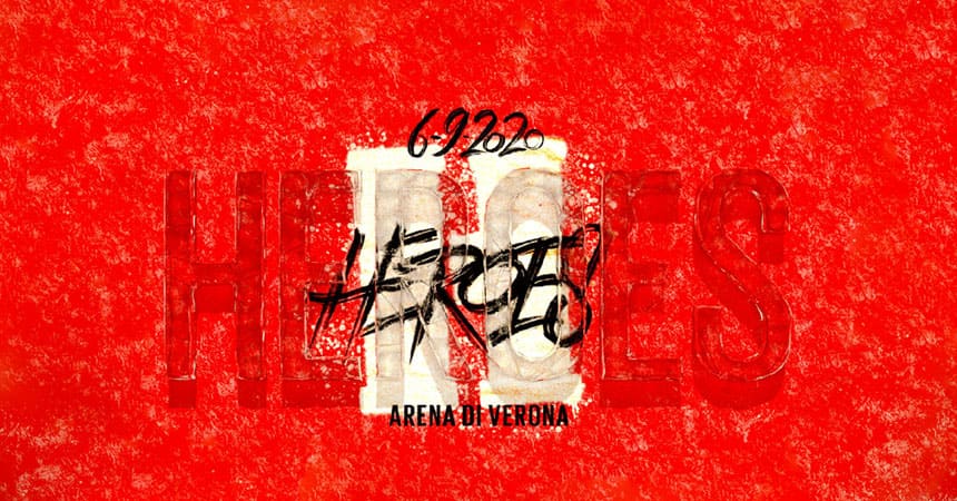 Héroes, el primer gran concierto italiano en directo por streaming desde la Arena de Verona